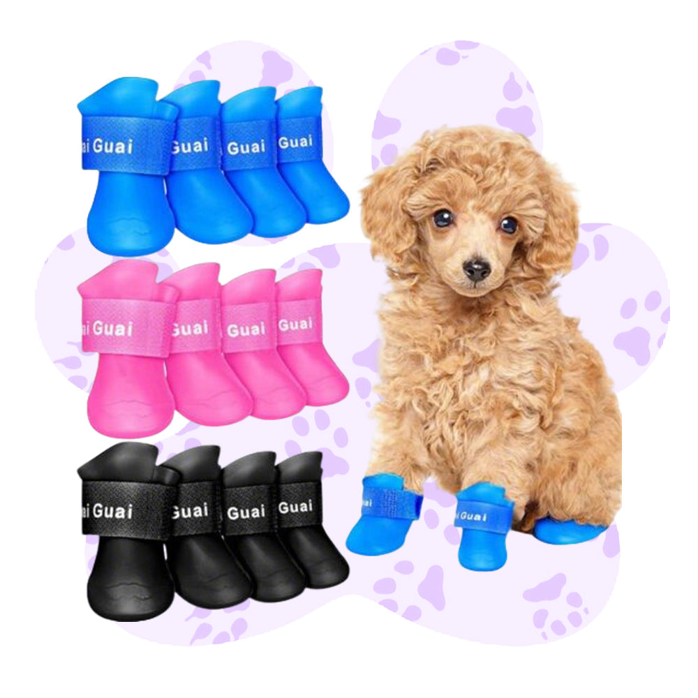 Wholesale Fashionable Pet Rain Boots with Excellent Waterproof Performance