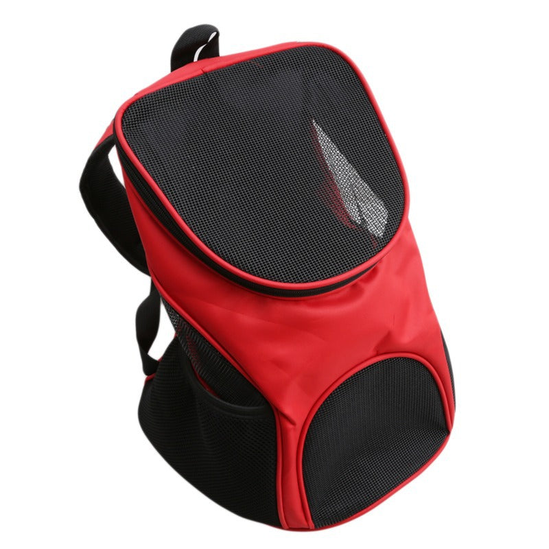 Pet Carrier Bag with Mesh Ventilation, Dog Carrier Backpack Breathable for Small Pets/Cats/Puppies, for Traveling, Hiking, Camping, Walking & Outdoor