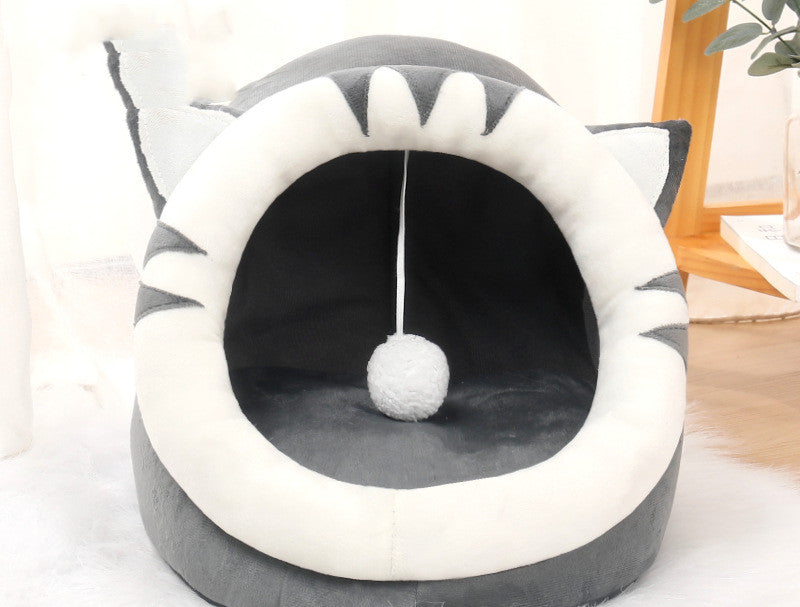 Warm Winter Pet Beds: Optional Deer/Cat/Dog Shapes