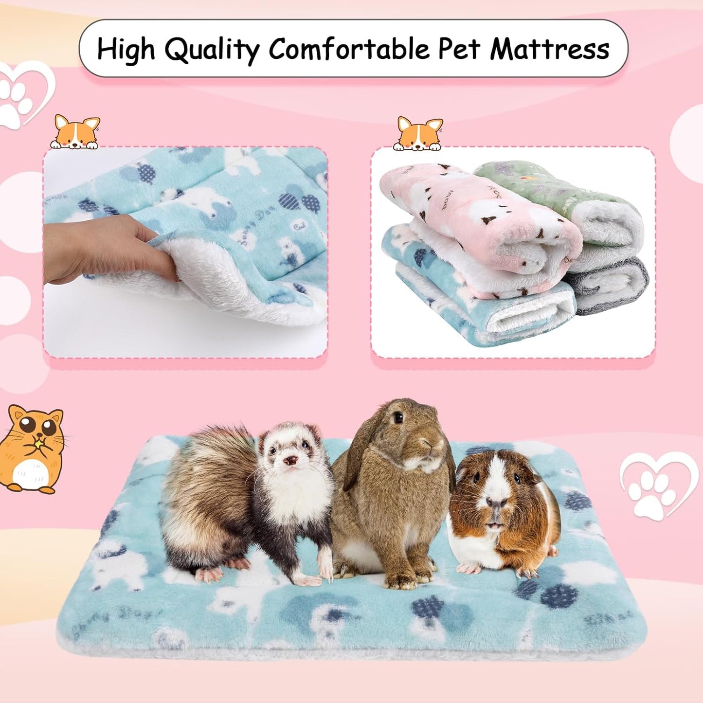 Pets' Favorite - Pet Cotton Pads with Colorful Patterns