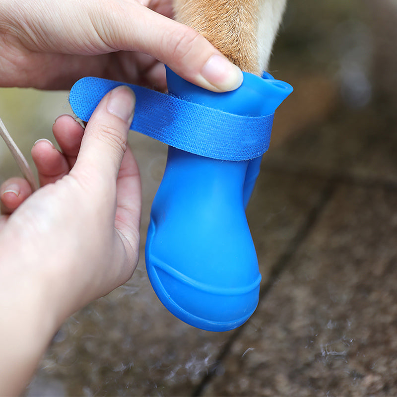 Wholesale Fashionable Pet Rain Boots with Excellent Waterproof Performance