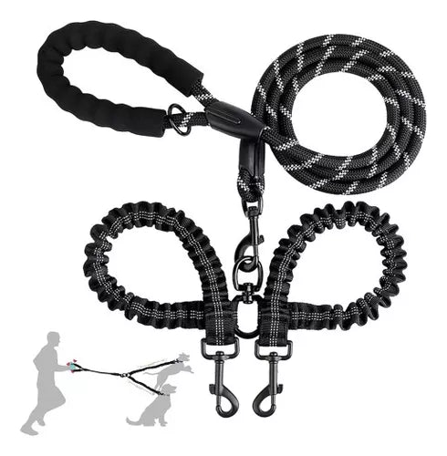Wholesale Double - headed Pet Leashes, Meeting the Needs of Multiple - pet Outings