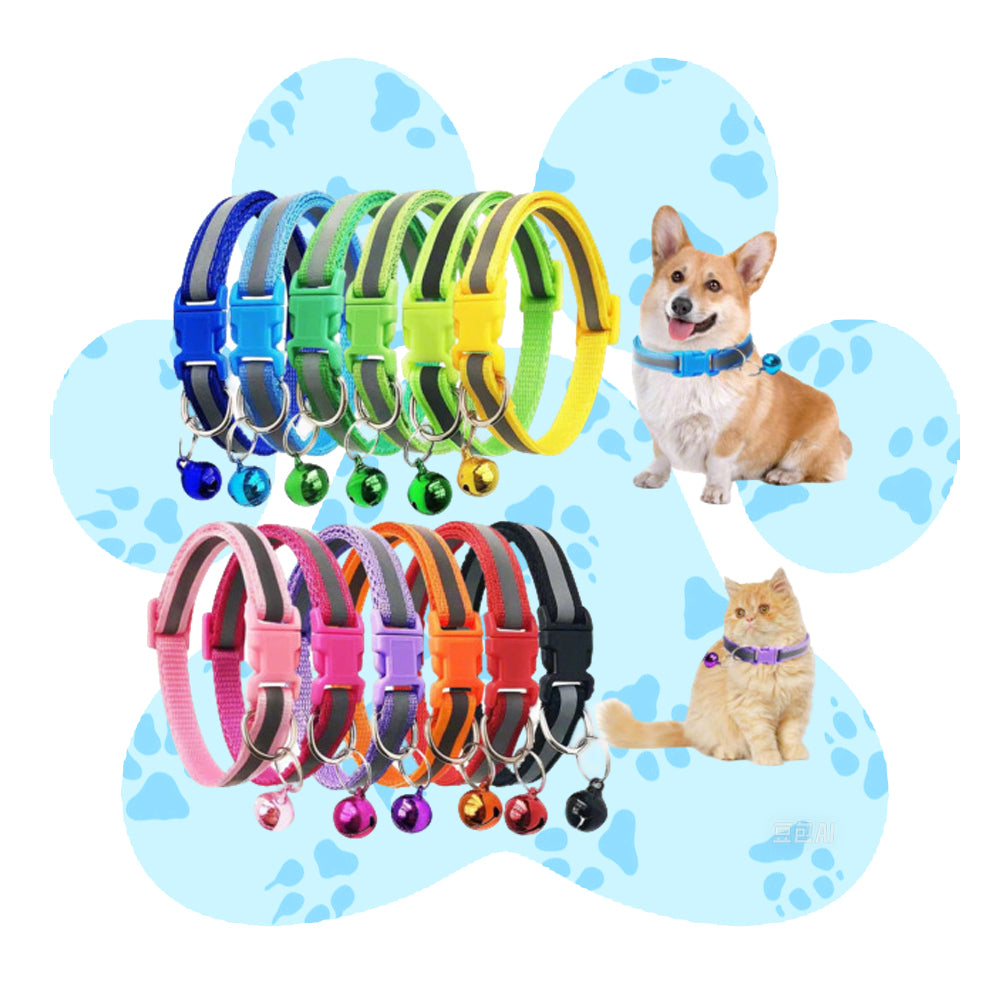 Wholesale Pet Collars with Reflective Patches, Ensuring the Safety of Your Beloved Pets at Night