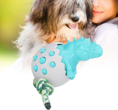 Wholesale Dinosaur Egg-shaped Pet Chewing Toys, Helping with Teeth Cleaning