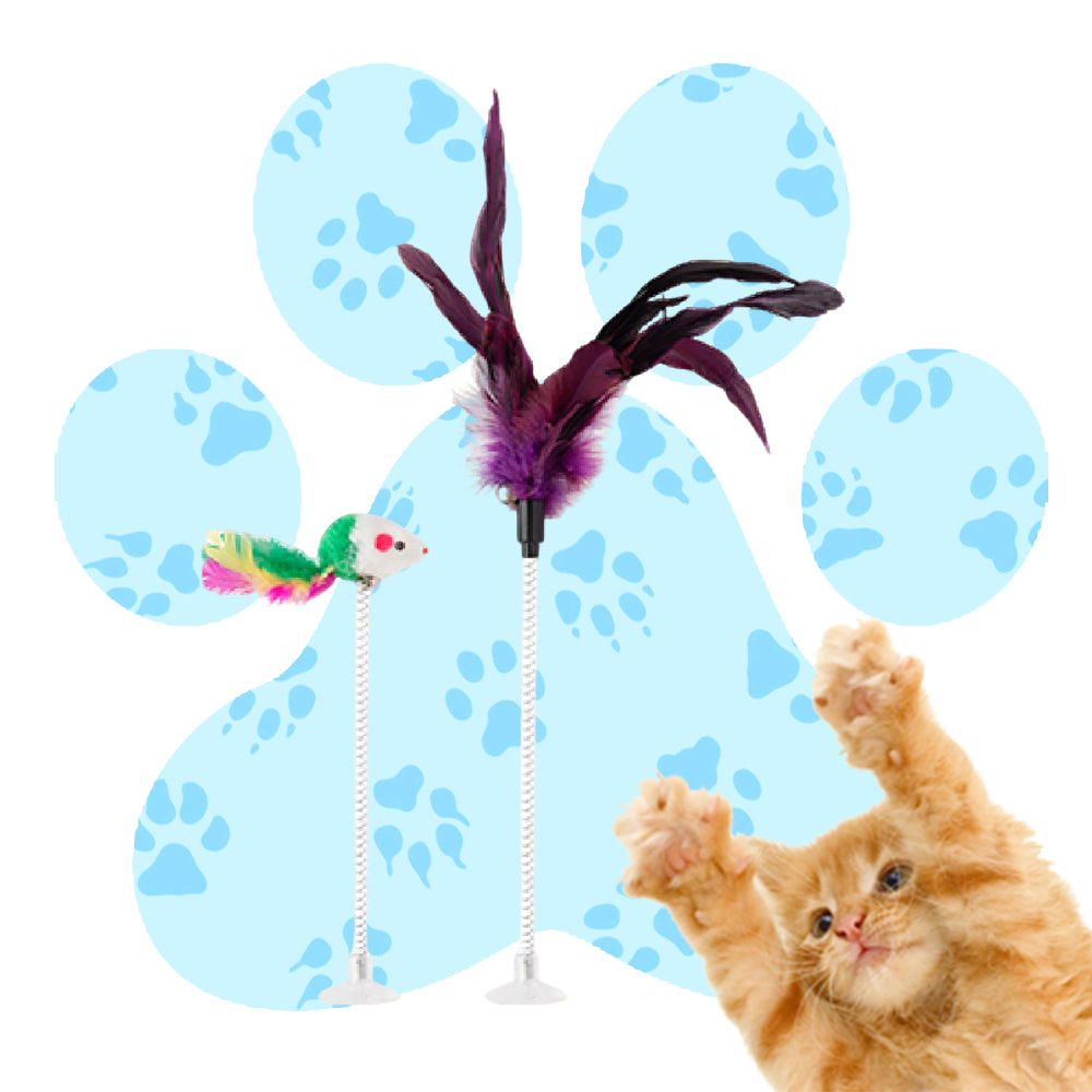 Wholesale Cat Wand Sets, Fun - filled Interactive Pet Toys