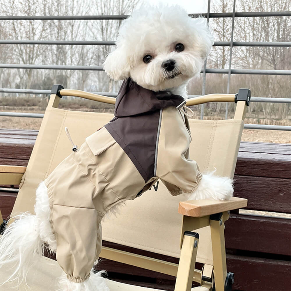 Moda - Forward Capa de chuva impermeável para animais de estimação para cães de pequeno a médio porte