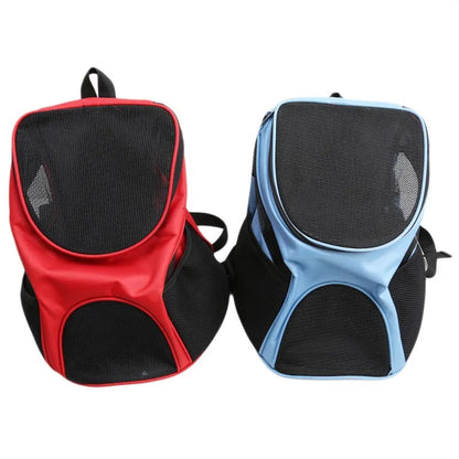 Bolsa de transporte para animais de estimação com ventilação de malha, mochila de transporte para cães respirável para pequenos animais de estimação/gatos/filhotes, para viagens, caminhadas, acampamentos, caminhadas e atividades ao ar livre