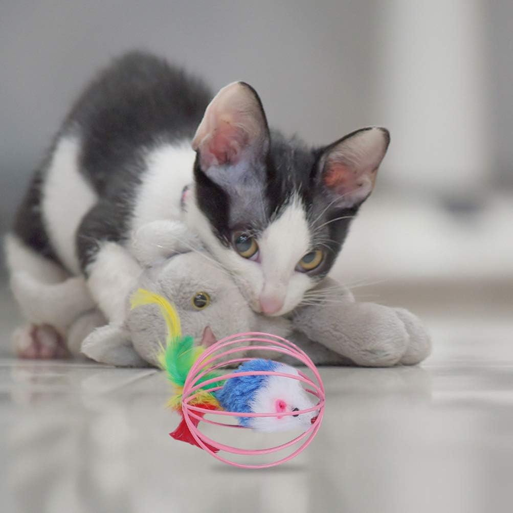 Wholesale Plush Ball Mouse Cat Toys, Stimulate Cats' Curiosity